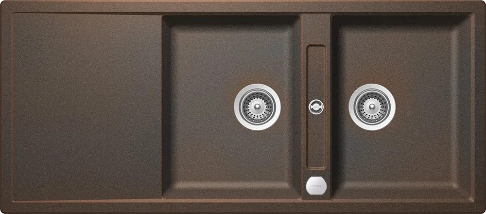 Chiuveta Granit Schock Mono D-200 Vintage Cristadur 1160 x 510 mm cu Sifon Automat