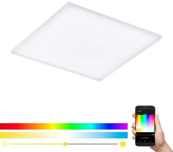 Plafonieră LED RGB dimabilă TURCONA-C LED/30W/230V Eglo 98564 + telecomandă