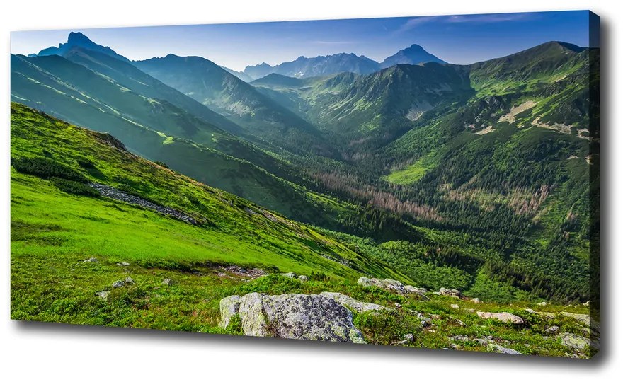 Tablou canvas Zori de zi în munți