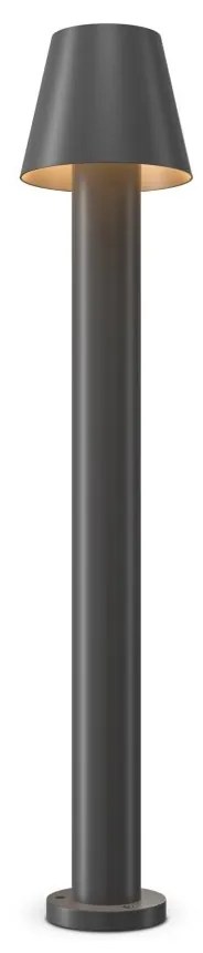Stalp LED mic pentru iluminat exterior IP65 Harz grafit