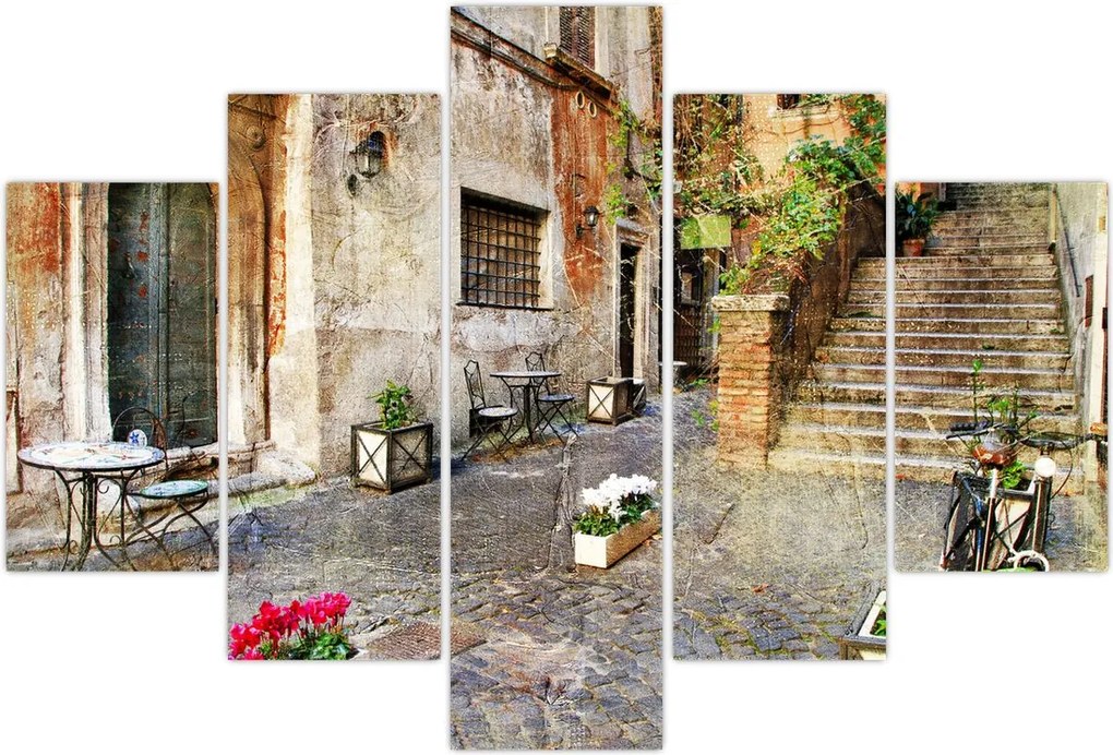 Tablou - Străzile vechi din Roma (150x105 cm)