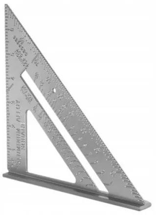 Echer tamplar/dulgher, aluminiu, triunghiular, 180x3 mm, Richmann