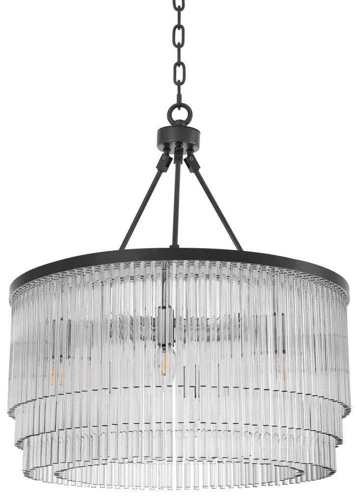 Lustra suspendata design elegant Hector S, bronz 114719 HZ