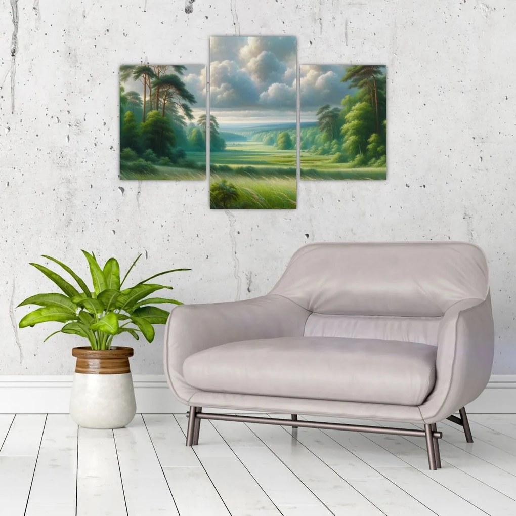 Tablou - Peisaj verde (90x60 cm)