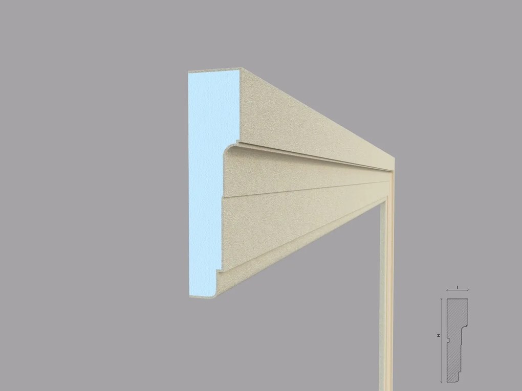 Ancadrament fereastra exterior FP122 dimensiuni 200x50x2000mm