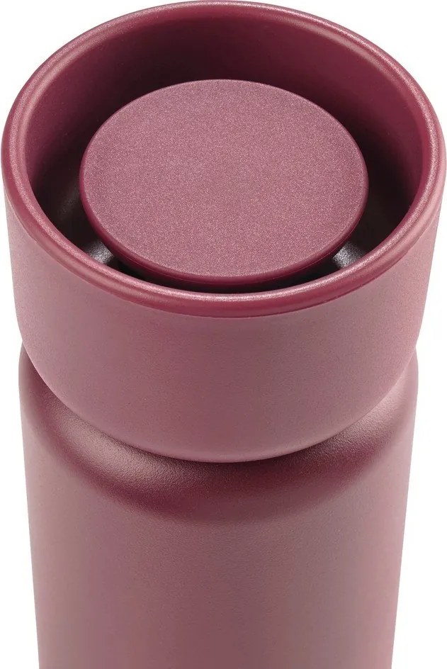 Cană termos burgundy din oțel inoxidabil 650 ml Singles – Zone