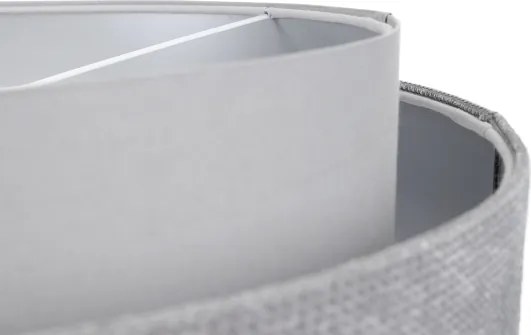 Lustră pe cablu DOBLO 1xE27/60W/230V d. 60 cm gri/argintiu