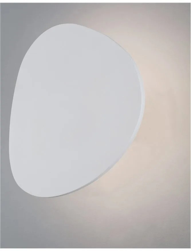 Aplica LED de perete design modern Cronus gips alb NVL-9084081