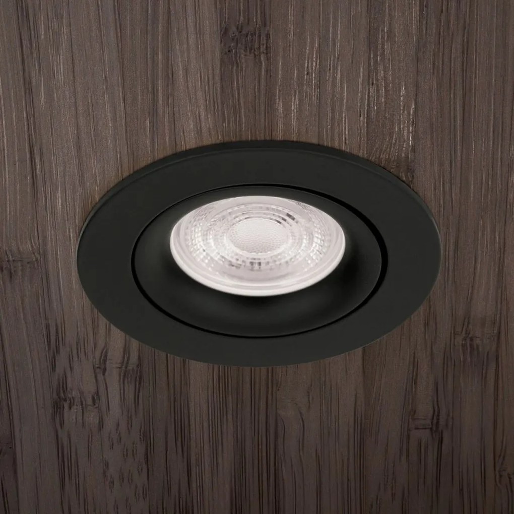 Spot incastrabil tavan directionabil CHOICE negru D-9cm
