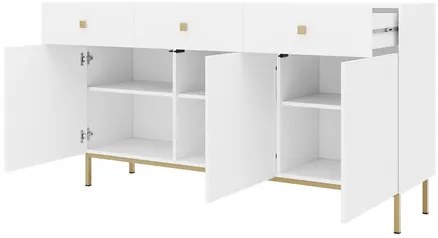 Comodă Probazzo 3D3SZ (Alb + auriu) . 1103669