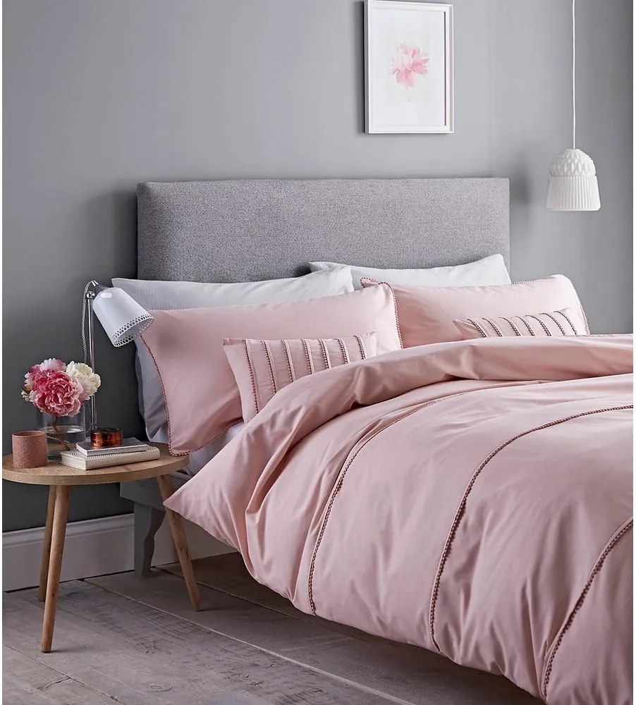 Lenjerie de pat Catherine Lansfield Blush, 200 x 200 cm