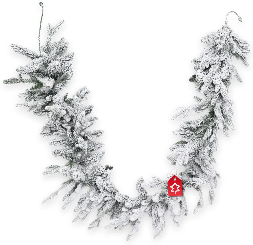 Ghirlandă Inzapezita 50 LED 60 cm