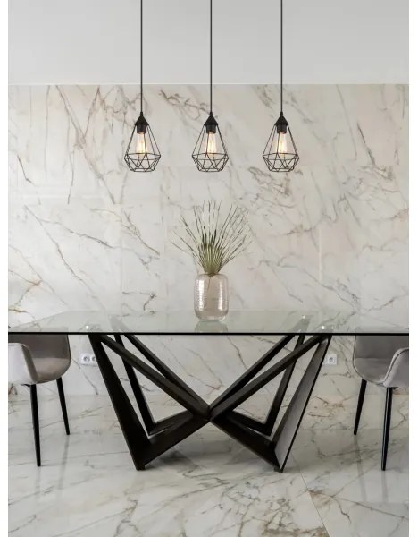 Lustră pe cablu Globo 15745-3H ZACHARY 3xE27/60W/230V