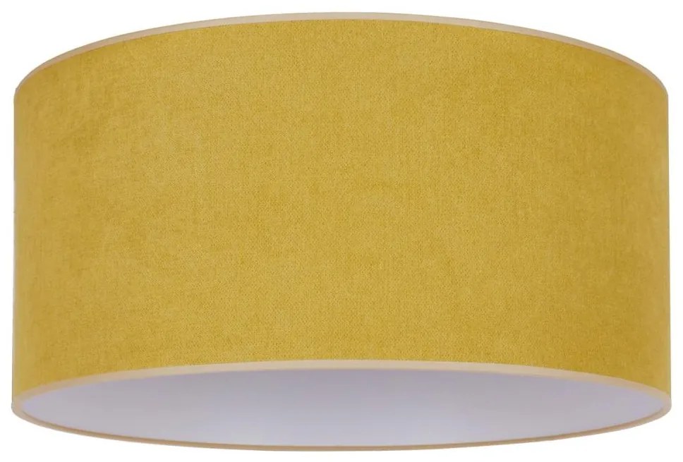 Duolla - Plafonieră BRISTOL 3xE27/15W/230V d. 60 cm galbenă/albă