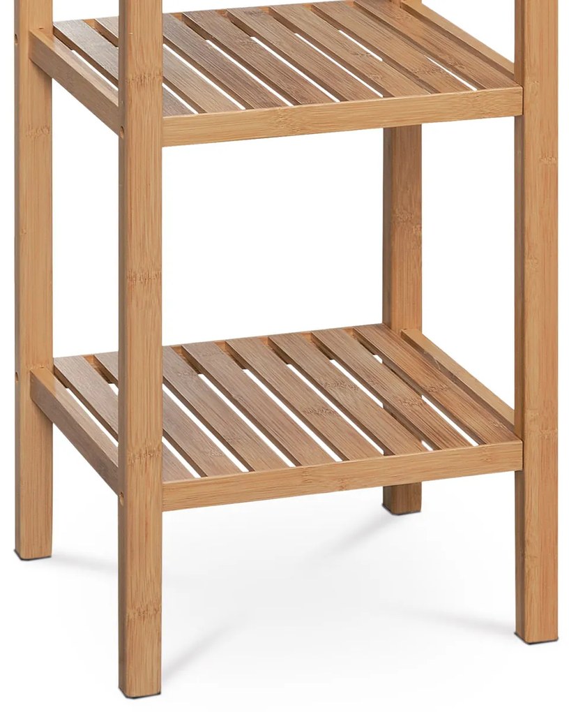 Raft din bambus 5 etajere, 140 cm, 5 etaje