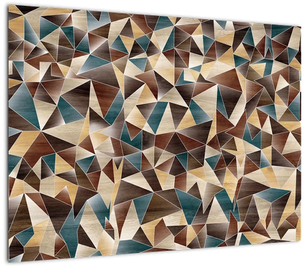 Tablou - Triunghiuri (70x50 cm)