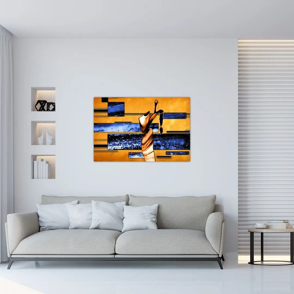 Tablou picturii abstracte (90x60 cm)