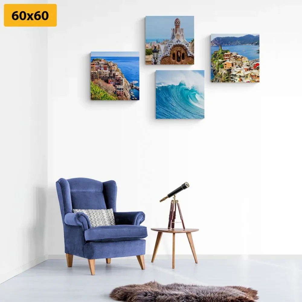 Set tablouri mirosul peisajului marin
