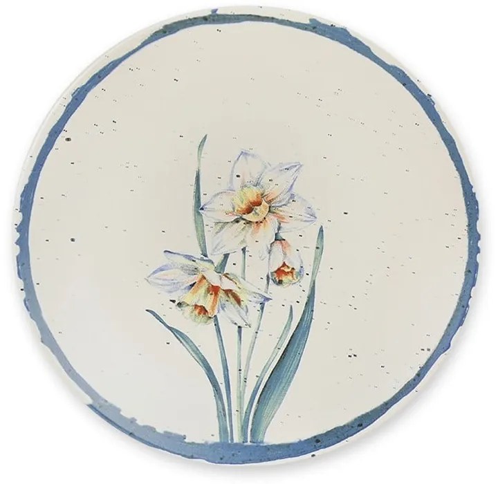 Set 6 farfurii din ceramică My Ceramic Flower, ø 25 cm