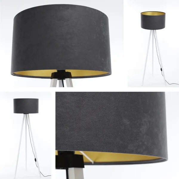 Lampadar STANDART 1xE27/60W/230V gri/alb