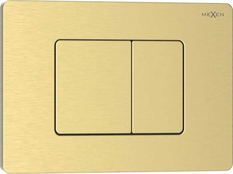 Mexen Tex 05 buton de spălare oțel inoxidabil, auriu periat - 6105-11