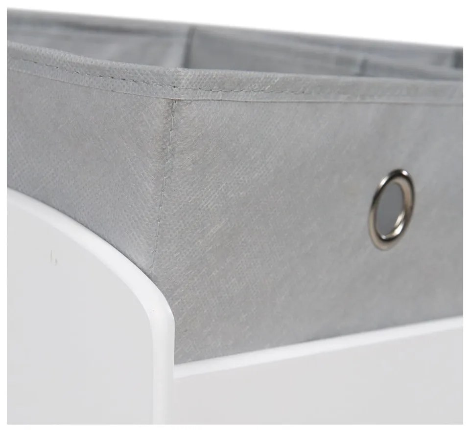 Organizator de jucării pentru copii alb/gri 63,5x29,5x60 cm Miffy – Roba