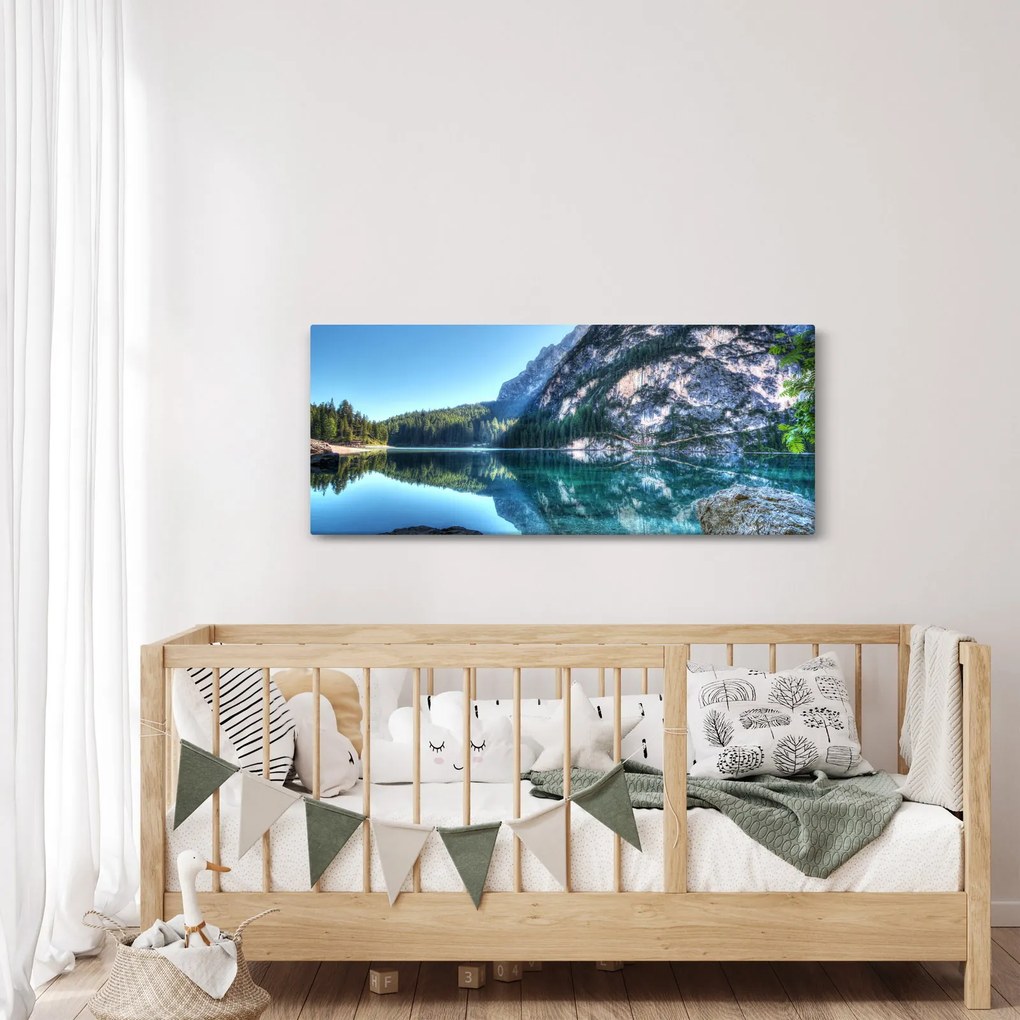 Tablou - Lac montan (120x50 cm)