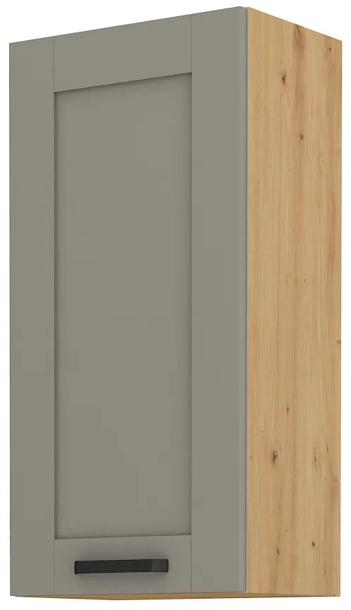 Dulap superior de bucătărie Lucid 45 G 90 1F (Stejar artisan + claygrey). 1045507