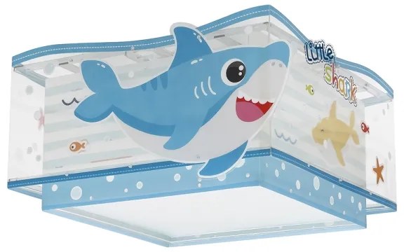 Plafonieră pentru copii BABY SHARK 2xE27/60W/230V Dalber 63476