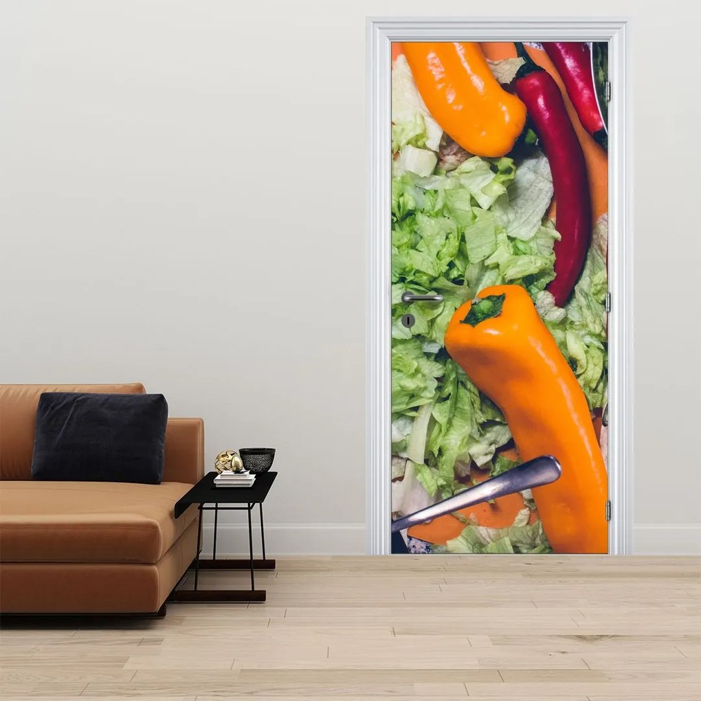 Fototapet pentru ușă - Legume (95x205cm)