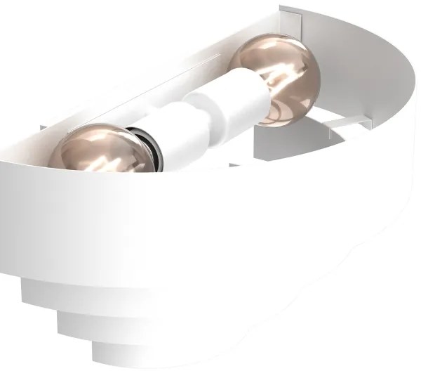 Aplică RINGS 2xE27/15W/230V alb