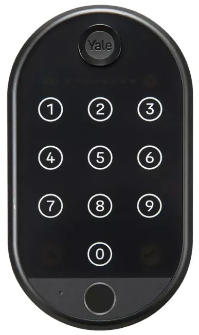 Tastatura inteligenta Yale Linus, Amprenta, Acces PIN, Bluetooth, Pana la 10 utilizatori