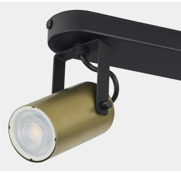 Spot REDO 2xGU10/10W/230V auriu/negru