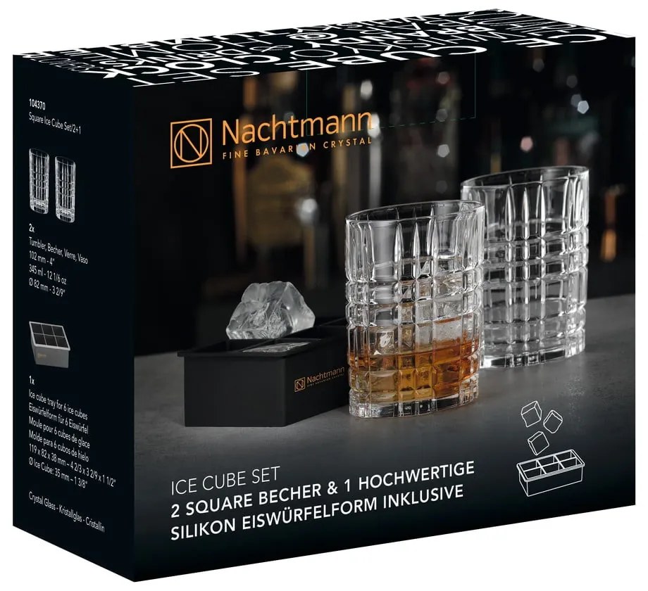 Pahare 2 buc. de whiskey 345 ml Square – Nachtmann