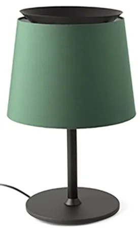 Lampa de masa / Veioza moderna design elegant SAVOY negru/verde