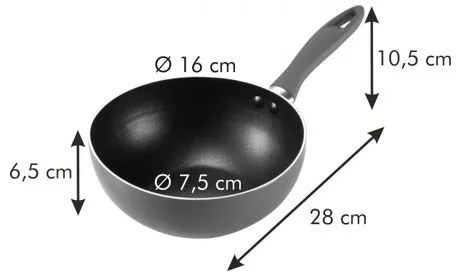 Tigaie Tescoma Wok PRESTO mini,  16 cm