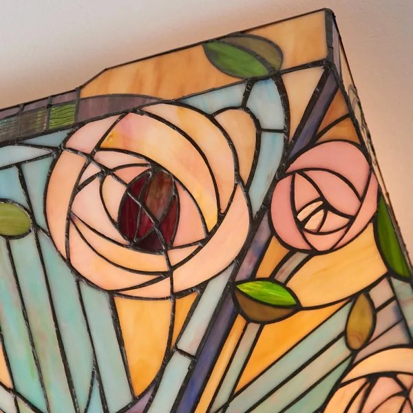 Endon 70698 - Plafonieră Tiffany WILLOW 2xE27/60W/230V