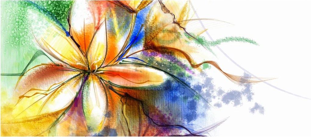 Tablou - Floare (120x50 cm)