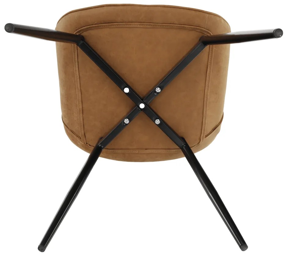 Scaun, maro camel/negru, HAZAL