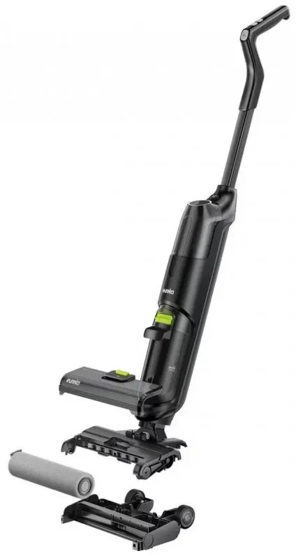 Aspirator vertical Eureka NEW400, 120W, 15000 mAh, 600ml, Curatare umeda si uscata, Autonomie pana la 30 min, Auto-curatare, Negru