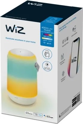 WiZ - Lampă portabilă LED RGBW reglabilă MOBILE LED/13,5W/5V Wi-Fi