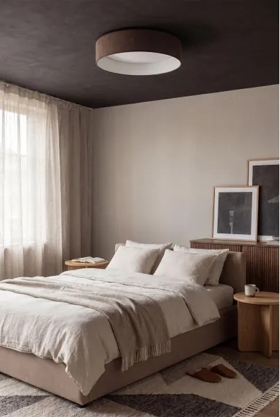Brilagi - Lampă LED dimabilă VELVET SM. 24W/230V 3000-6000K Ø 45 cm maro WT + DO