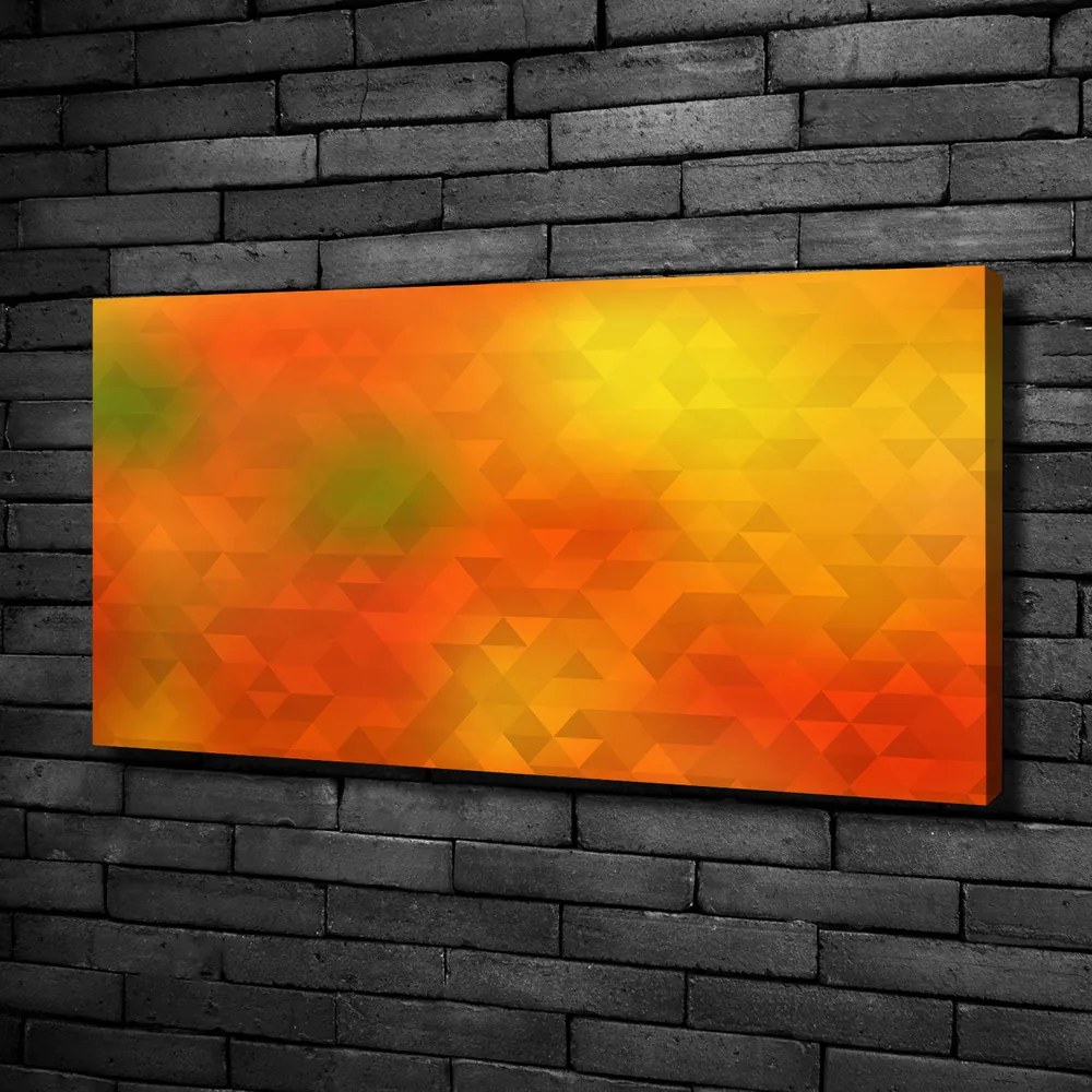 Tablou canvas Triunghiuri abstractizare