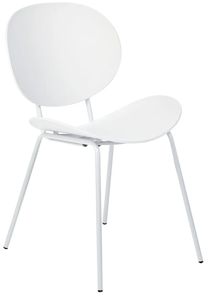 Set 2 buc scaune de sufragerie Sarrah (alb) . 1075890