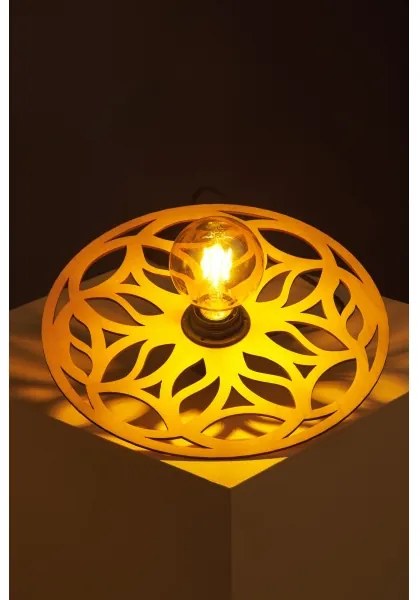 Lustră pe cablu FALCO 1xE27/60W/230V d. 30 cm bej