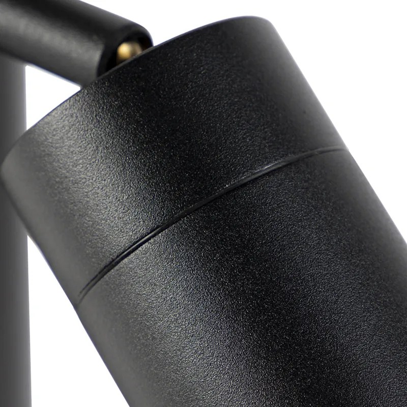 Lampă de exterior inteligentă neagră 45 cm reglabilă, inclusiv Wi-Fi GU10 - Solo