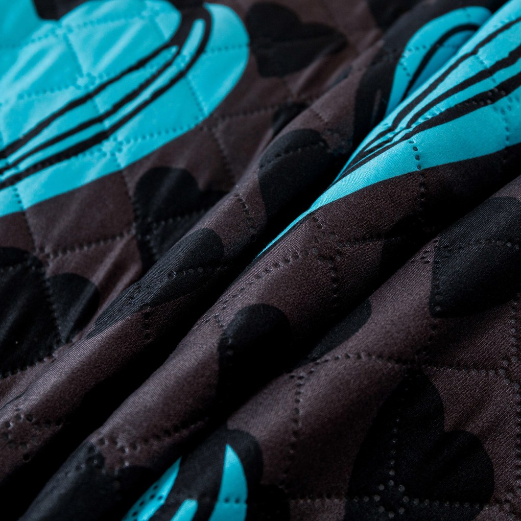 Cuvertura de pat KASUGA, turcoaz Dimensiune: 170 x 210 cm