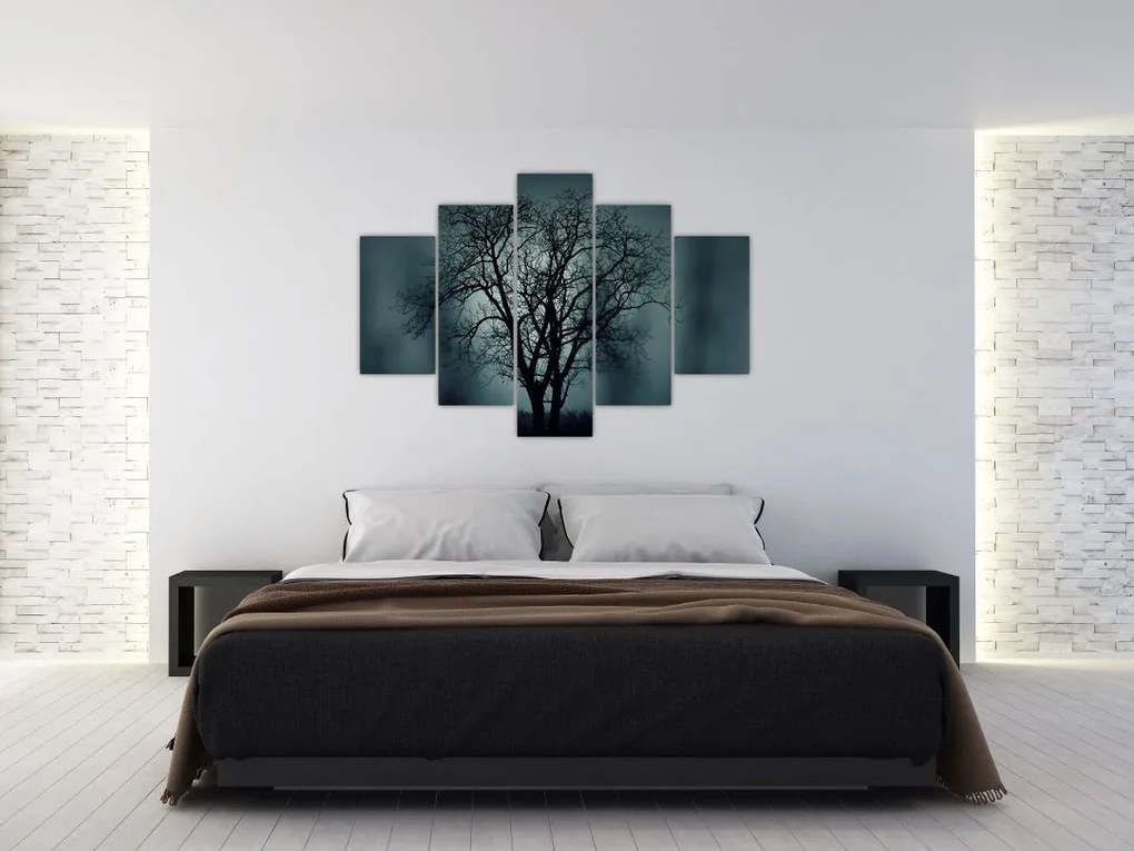 Tablou copaci în eclipsă (150x105 cm)