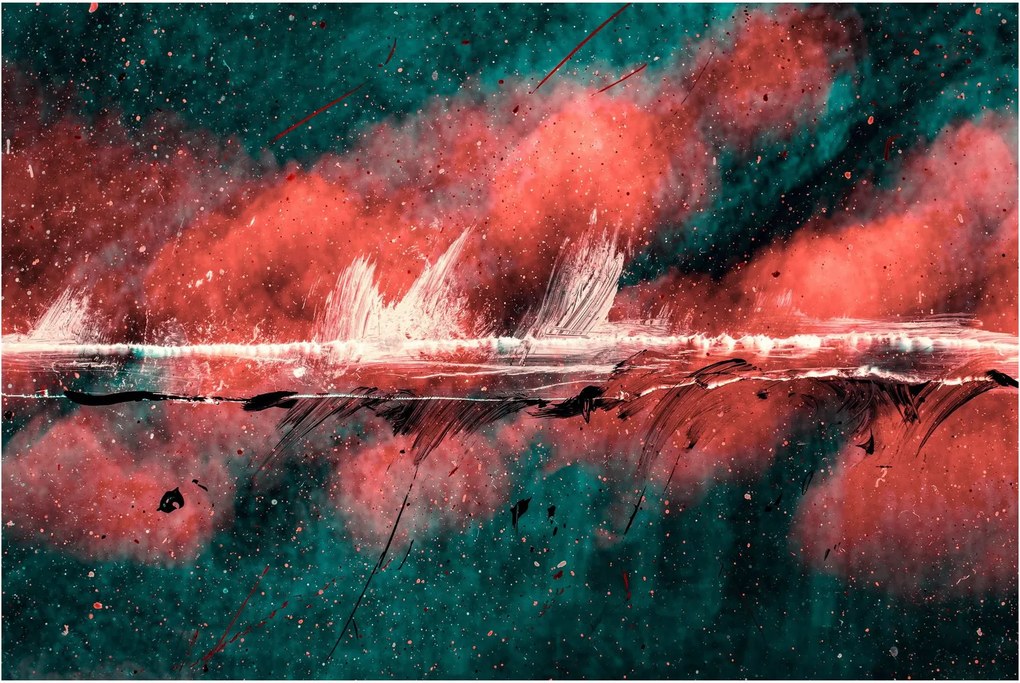 Tablou - Explozie în petrol (90x60 cm)