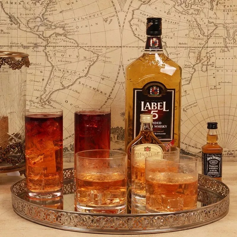 Pahar de long drink din sticlă, transparent, cu model în spirală gravat, 300 ml, 14,5 x 6,5 cm, „Joséphine”